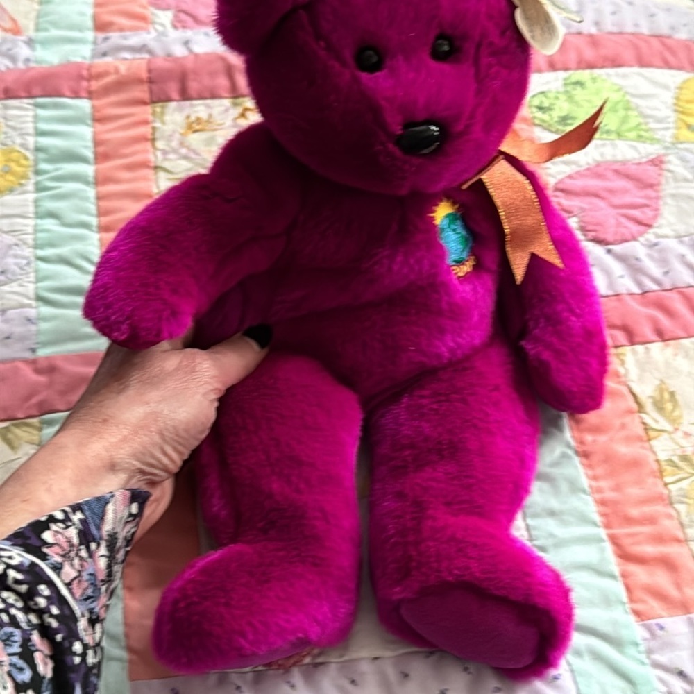 Ty Beanie Buddies Collection 2000 Millenium Bear - Picture 7 of 9